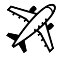 Airplane Emoji symbol png image