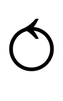 Anticlockwise Closed Circle Arrow symbol png image