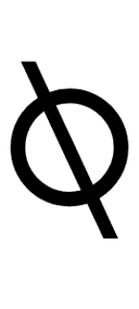 APL Functional Symbol Circle Backslash symbol png image