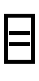 APL Functional Symbol Quad Equal symbol png image