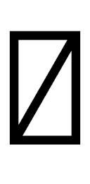 APL Functional Symbol Quad Slash symbol png image