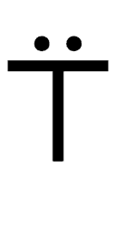 APL Functional Symbol Up Tack Diaeresis symbol png image