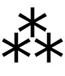 Asterism symbol png image