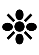 Balloon-Spoked Asterisk symbol png image