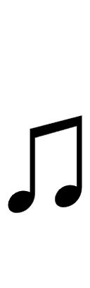 Beamed Eighth Notes symbol png image