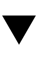 Black Down-Pointing Triangle symbol png image
