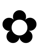 Black Florette symbol png image