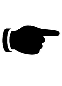 Black Right Pointing Index symbol png image