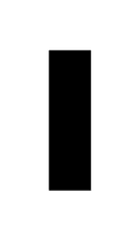 Black Vertical Rectangle symbol png image