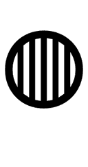 Circle with Vertical Fill symbol png image