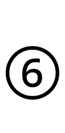 Circled Digit Six symbol png image