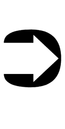 Circled Heavy White Rightwards Arrow symbol png image