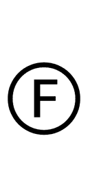 Circled Latin Capital Letter F symbol png image