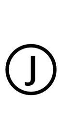 Circled Latin Capital Letter J symbol png image