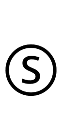 Circled Latin Capital Letter S symbol png image