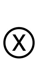 Circled Latin Capital Letter X symbol png image