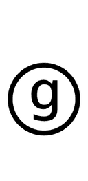 Circled Latin Small Letter G symbol png image