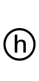 Circled Latin Small Letter H symbol png image