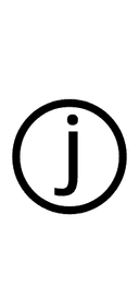 Circled Latin Small Letter J symbol png image