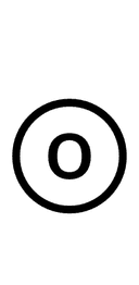 Circled Latin Small Letter O symbol png image