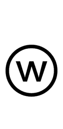 Circled Latin Small Letter W symbol png image