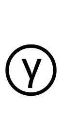 Circled Latin Small Letter Y symbol png image