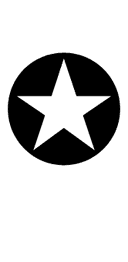 Circled Star symbol png image