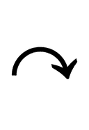 Clockwise Top Semicircle Arrow symbol png image