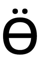 Cyrillic Capital Letter Barred O with Diaeresis symbol png image