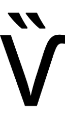 Cyrillic Capital Letter Izhitsa with Double Grave Accent symbol png image