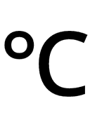 Degree Celsius symbol png image