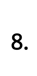 Digit Eight Full Stop symbol png image