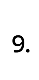 Digit Nine Full Stop symbol png image