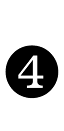 Dingbat Negative Circled Digit Four symbol png image