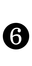 Dingbat Negative Circled Digit Six symbol png image