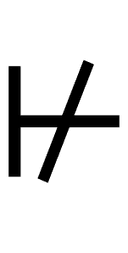 Does Not Prove symbol png image