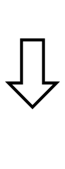 Downwards White Arrow symbol png image