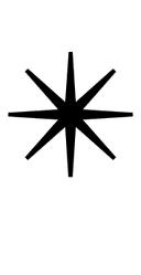 Eight Pointed Star symbol png image