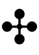 Four Balloon-Spoked Asterisk symbol png image