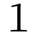 Fullwidth Digit One symbol png image