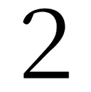 Fullwidth Digit Two symbol png image