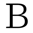 Fullwidth Latin Capital Letter B symbol png image