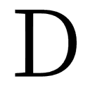 Fullwidth Latin Capital Letter D symbol png image