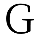 Fullwidth Latin Capital Letter G symbol png image