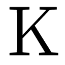 Fullwidth Latin Capital Letter K symbol png image