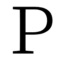 Fullwidth Latin Capital Letter P symbol png image