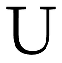 Fullwidth Latin Capital Letter U symbol png image