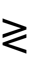 Greater-Than or Less-Than symbol png image