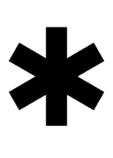 Heavy Asterisk symbol png image