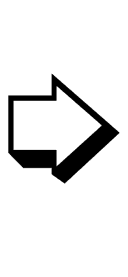 Heavy Lower Right-Shadowed White Rightwards Arrow symbol png image